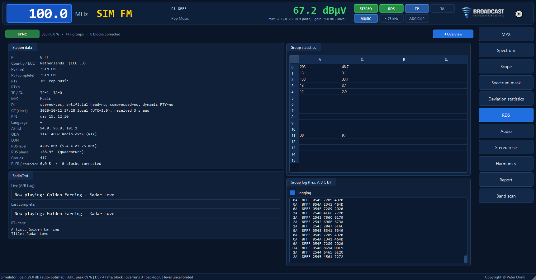 Full RDS decoder